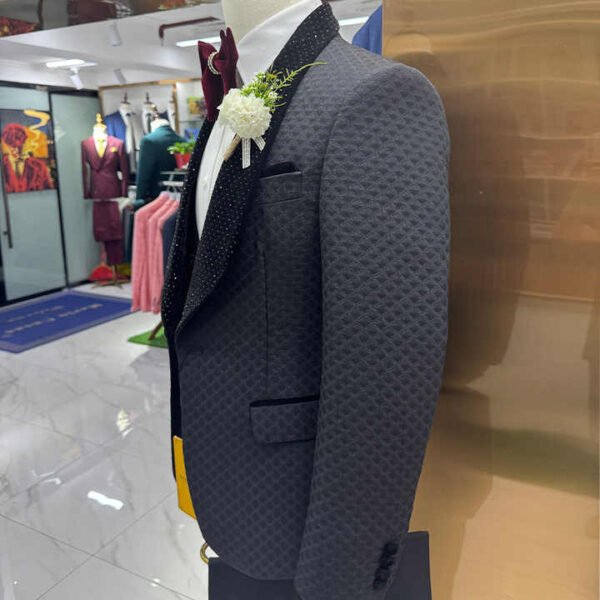 Costume de mariage Groom Wear Ensemble 3 pièces – Image 2