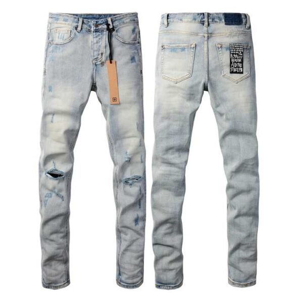 Jeans Déchiré Denim Homme