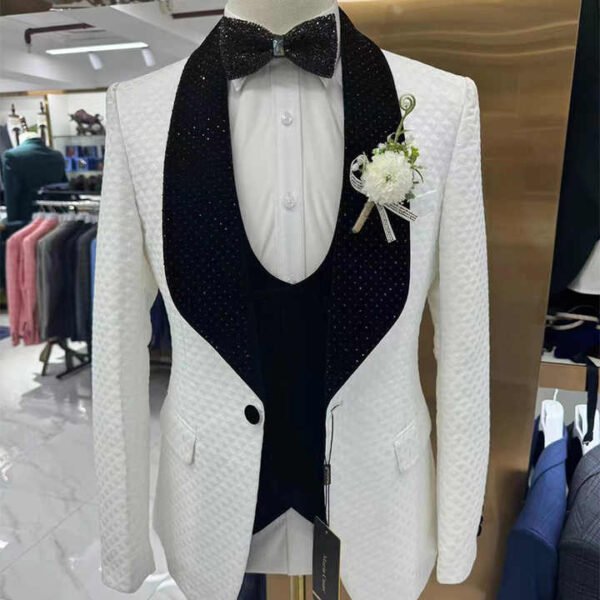 Costume de mariage Groom Wear Ensemble 3 pièces