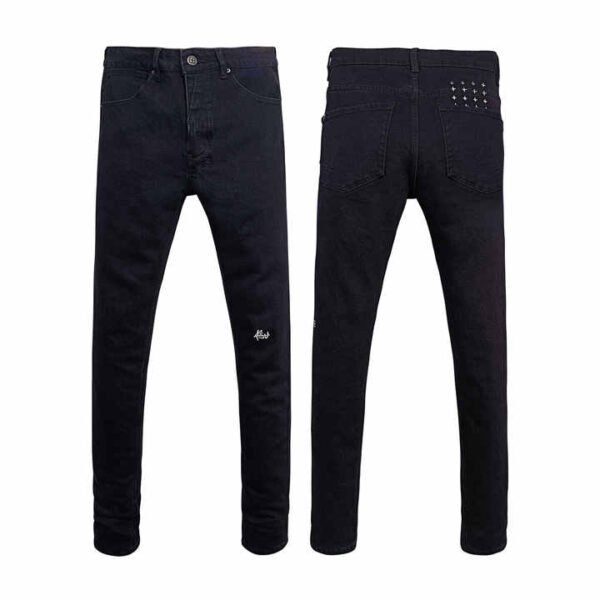 Brodé Marque Skinny Jeans Hommes Ksubies