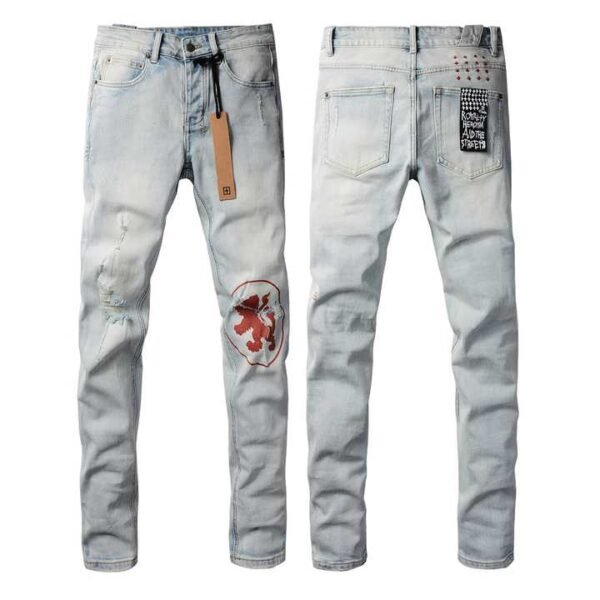 Jeans Déchiré Denim Homme – Image 2